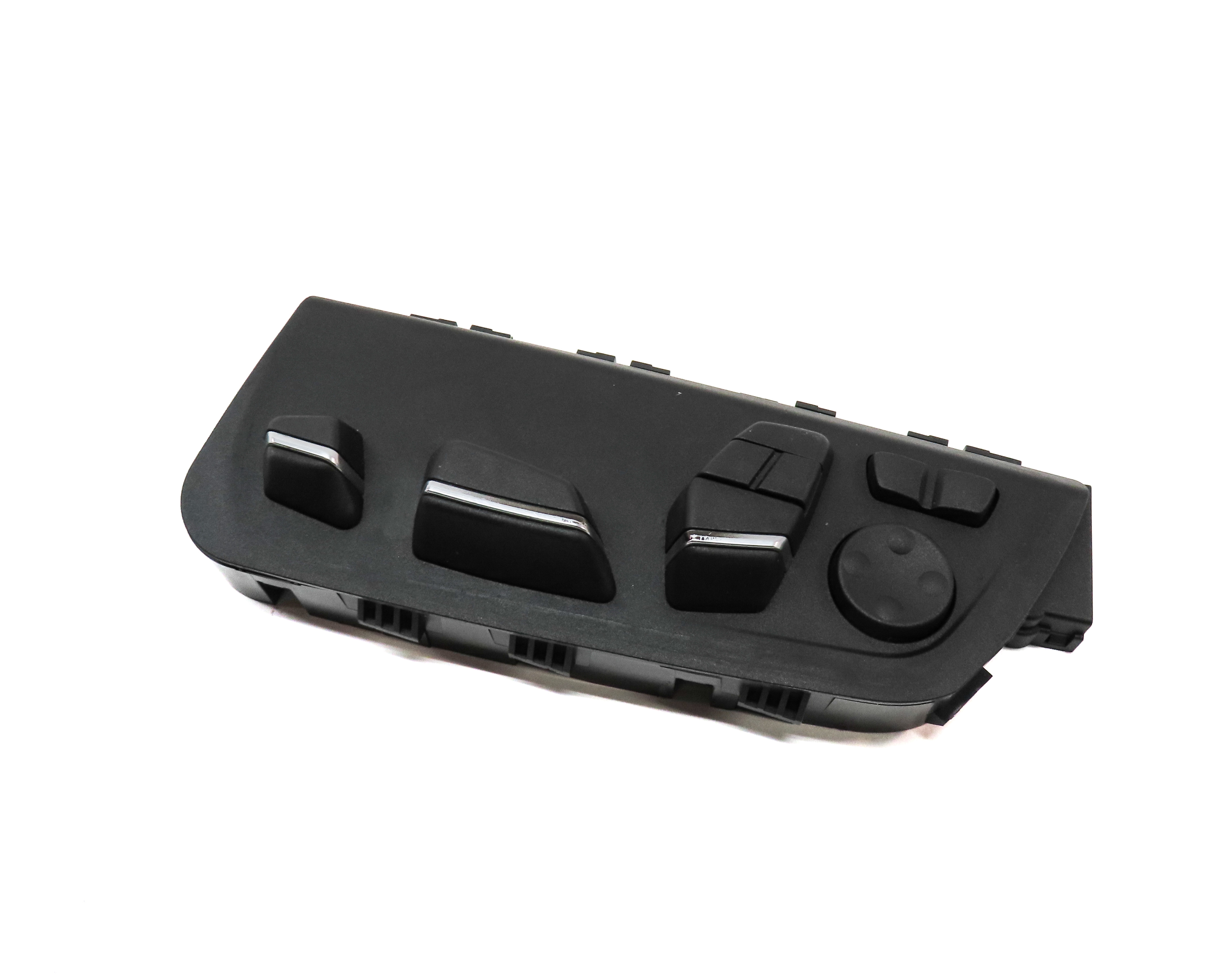 2014 BMW 750Li F01 FRONT LEFT DRIVER SEAT POSITION LUMBAR ADJUST SWTICH (BLACK) — exact item pictured